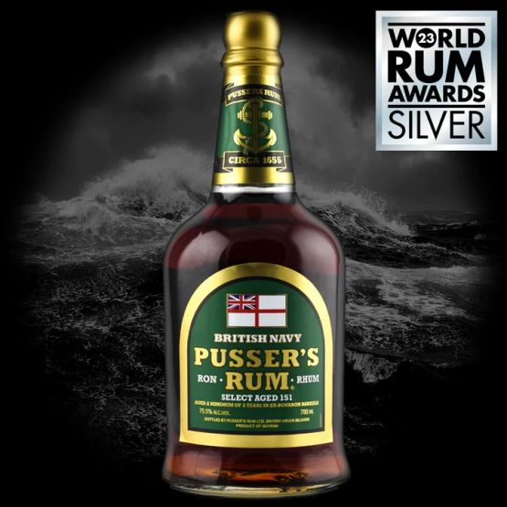 Pusser's Select Aged 151 Navy Rum 70cl (75.5% ABV)