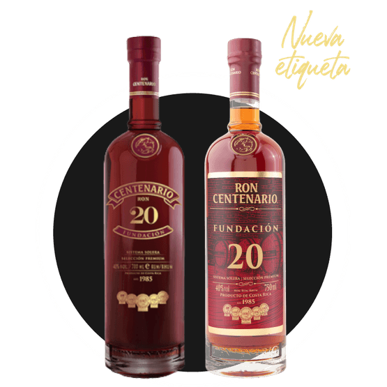 Ron Centenario 20 Rum 70cl (40% ABV)