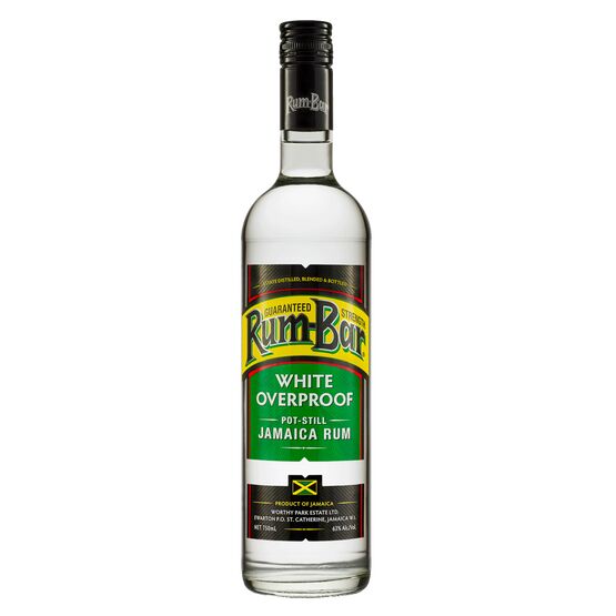 Rum-Bar Overproof Jamaican Rum 70cl (63% ABV)