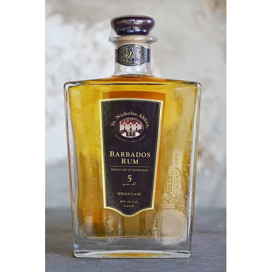 St Nicholas Abbey 5 Year Old Rum 70cl (40% ABV)
