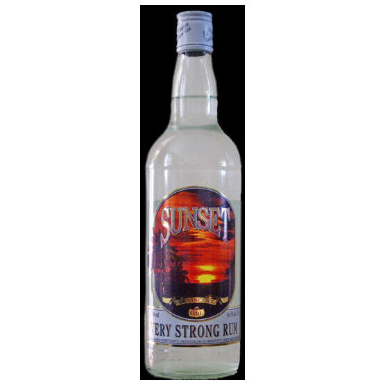 Sunset Very Strong Rum 70cl (84.5% ABV)