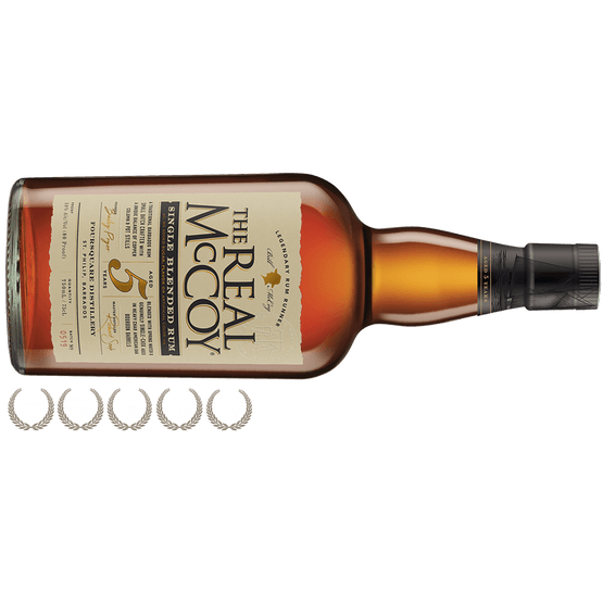 The Real McCoy 5 Year Old Single Blended Rum (70cl) 46%