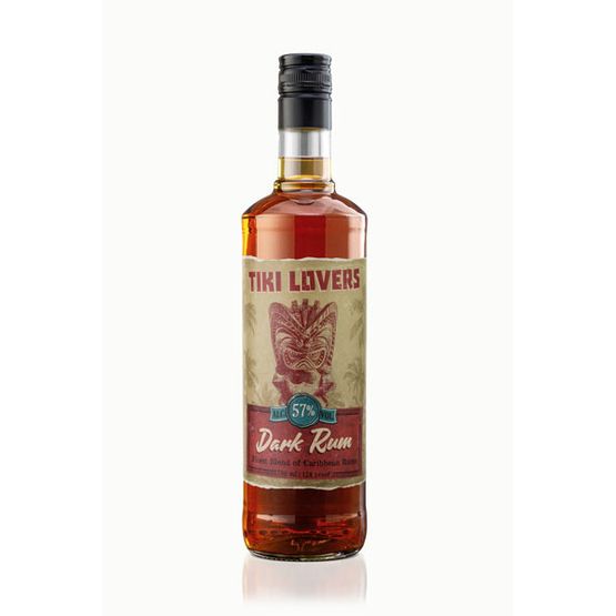 Tiki Lovers Dark Rum 70cl (57% ABV)