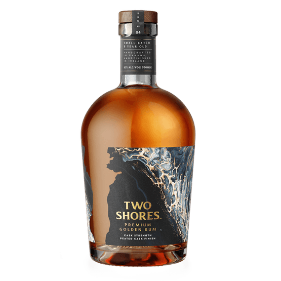 Two Shores Cask Strength Peated Cask Finish Rum 70cl (65% ABV)