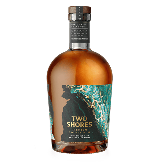 Two Shores Rum - Irish Single Malt Whiskey Cask Finish 70cl (43% ABV)