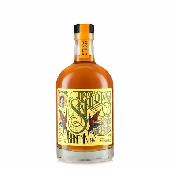 Two Swallows Banana &amp; Salted Caramel Spiced Rum 50cl (38% ABV)