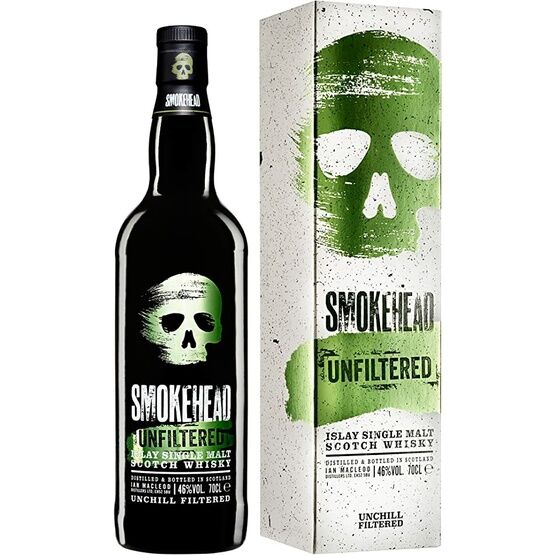 Smokehead Unfiltered Whisky 70cl (46% ABV)