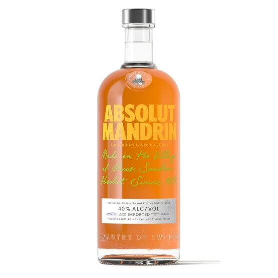 Absolut Mandrin Vodka 70cl (40% ABV)