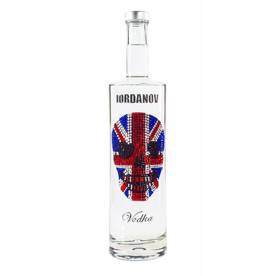 Iordanov Vodka - Union Jack Skull (70cl) 40%