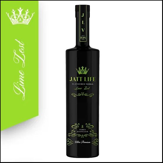 Jatt Life Lime Zest Vodka (70cl) 37.5%