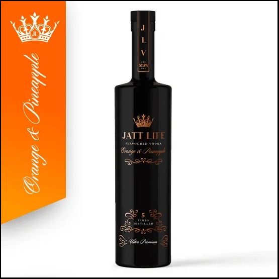 Jatt Life Orange &amp; Pineapple Vodka (70cl) 37.5%