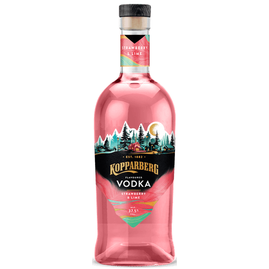 Kopparberg Strawberry &amp; Lime Vodka 70cl (37.5% ABV)