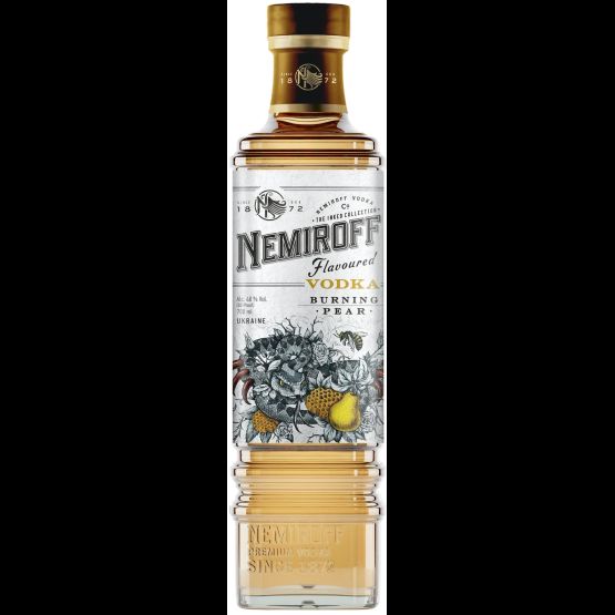 Nemiroff Burning Pear Vodka - The Inked Collection (70cl) 40%