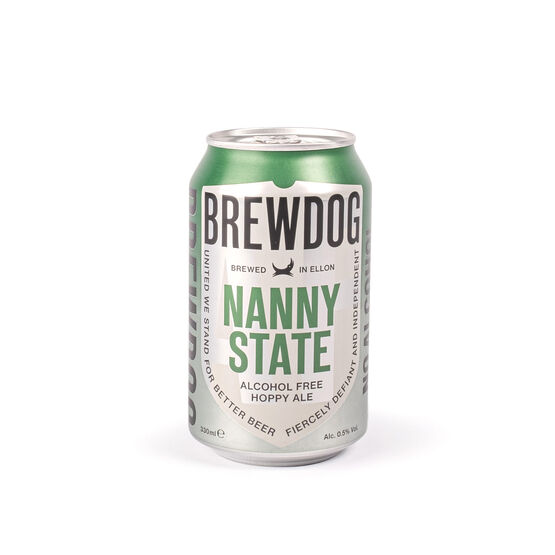 BrewDog Nanny State Non-Alcoholic Hoppy Ale (330ml)