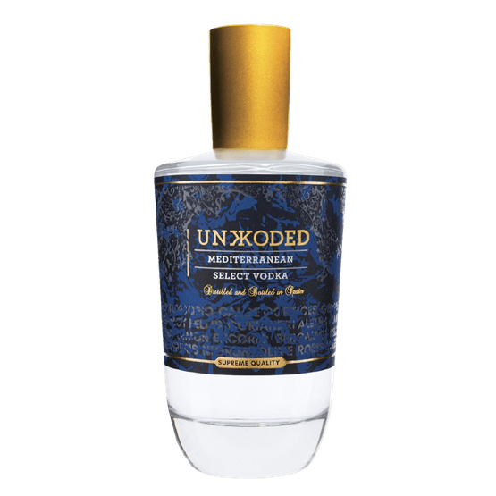 Unkkoded Mediterranean Select Vodka (70cl) 40%