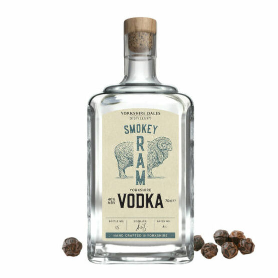 Yorkshire Dales Smokey Ram Vodka 70cl (40% ABV)