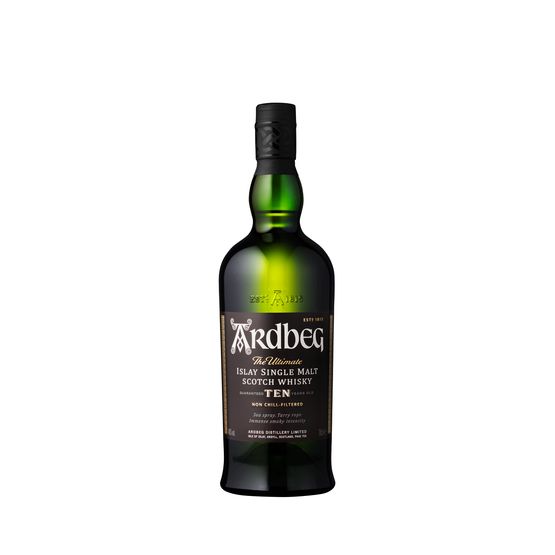 Ardbeg 10 Year Old Single Malt Whisky 46% (70cl)