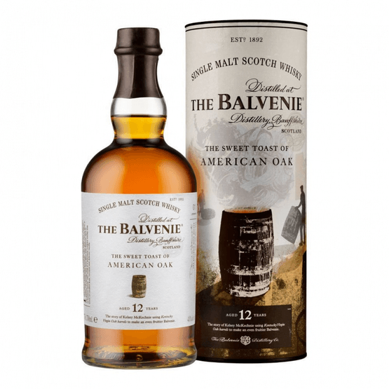Balvenie 12 American Oak Single Malt Whisky 43%  (70cl)