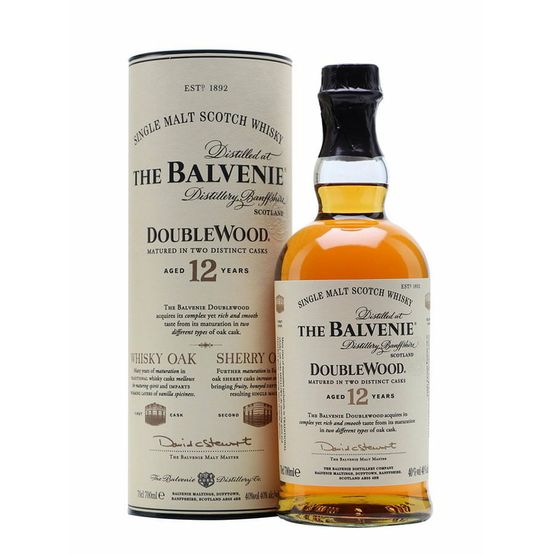 Balvenie 12 Doublewood Single Scotch Whisky 40%  (70cl)