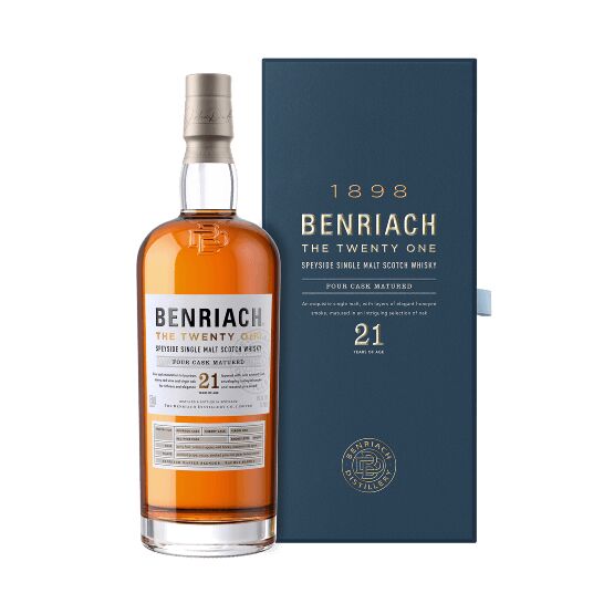 Benriach The Twenty One 21 Year Old Scotch Whisky 70cl (46% ABV)