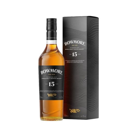 Bowmore 15  Single Malt Whisky 43% (70cl)