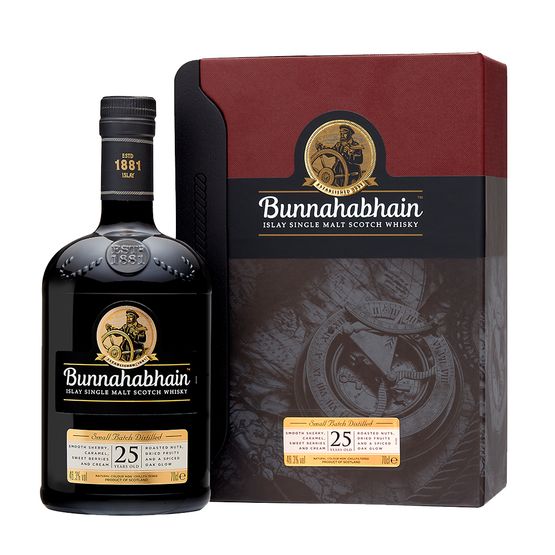 Bunnahabhain 25 Year Old Single Malt Whisky 46.3% (70cl)