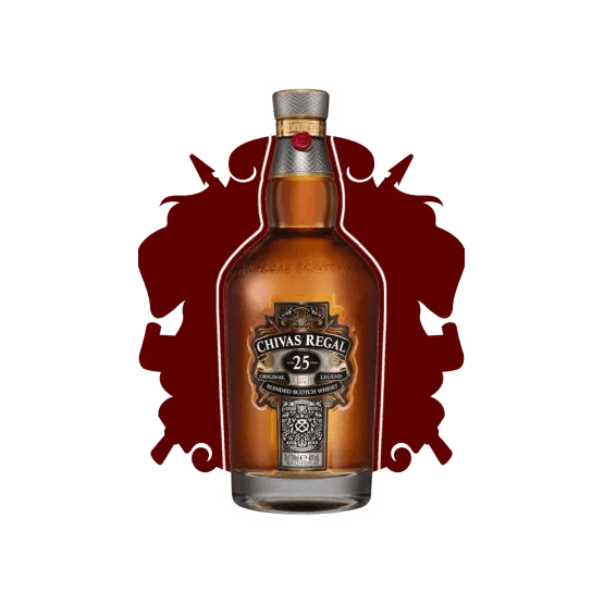 Chivas 25 Year Old Blended Scotch Whisky 70cl (40% ABV)