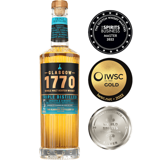 Glasgow 1770 Triple Distilled 46% (70cl)