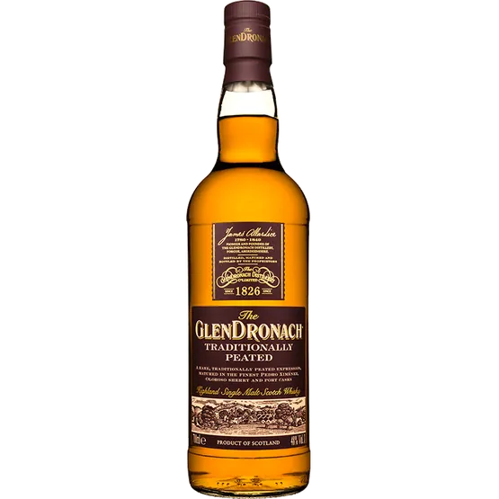 GlenDronach Traditionally Peated Single Malt Whisky 43%  (70cl)