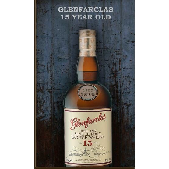 Glenfarclas 15 Year Old Whisky 70cl (46% ABV)