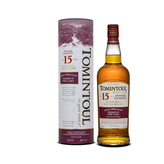 Tomintoul 15 2006 Portwood 46% (70cl)