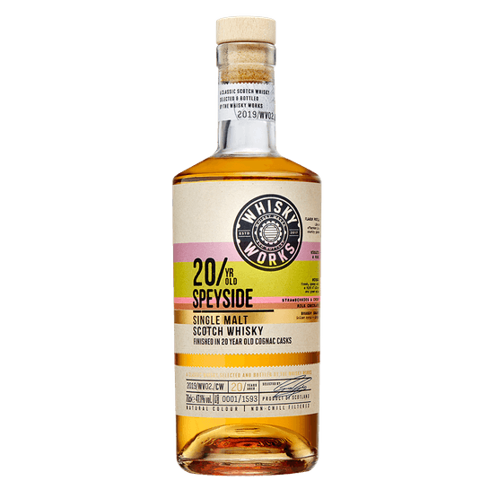 Whisky Works 20 Year Old Speyside Single Malt Whisky 70cl (47% ABV)