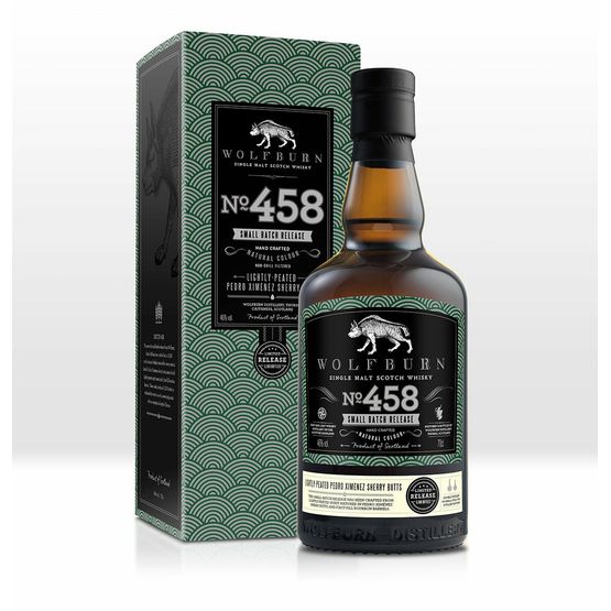 Wolfburn Small Batch Release No 458 Single Malt Whisky 70cl (46% ABV)