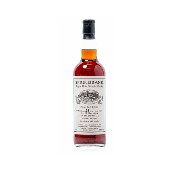 Springbank 23 Year Old - First Fill Sherry Butt Distilled 2001