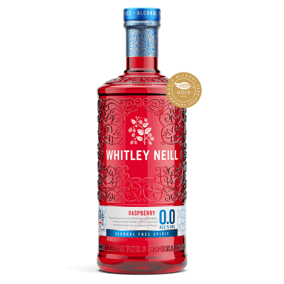 Whitley Neill Raspberry Alcohol Free Gin Alternative (70cl) 0%