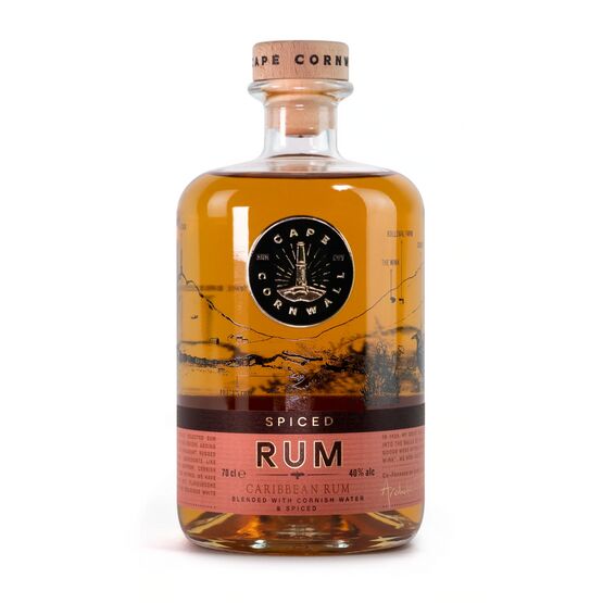 Cape Cornwall Spiced Rum (70cl)