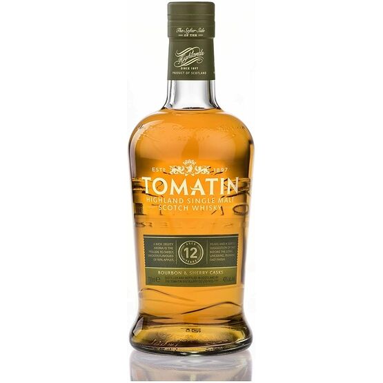 Tomatin 12 Year Old Single Malt Scotch Whisky (70cl)