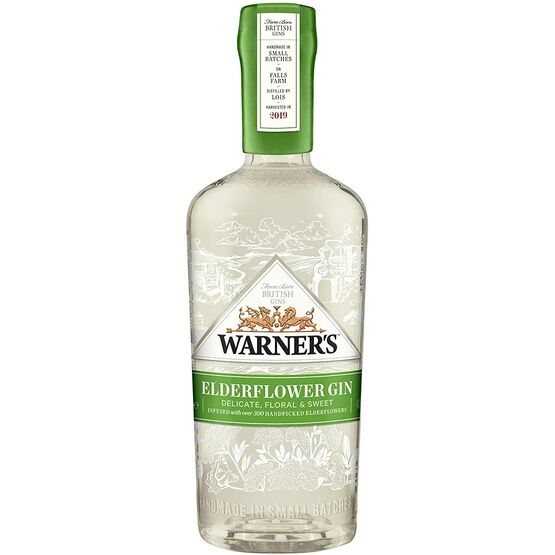 Warner's Elderflower Gin (70cl)