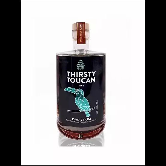 Thirsty Toucan Mango Pineapple &amp; Passion Fruit Dark Rum (70cl)