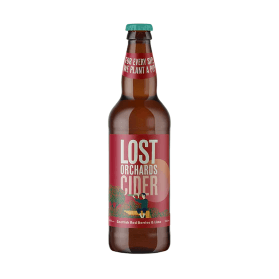 Lost Orchards Cider - Scottish Red Berries &amp; Lime (500ml, 4%)