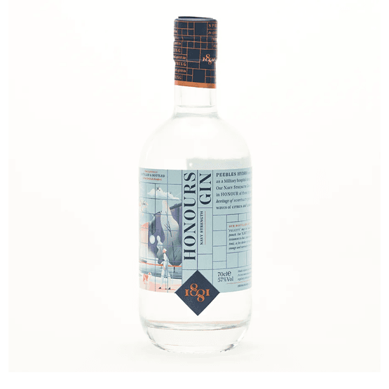 1881 - Honours 1881 Navy Strength Gin (70cl, 58.%)