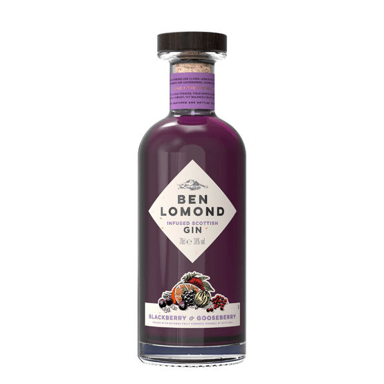 Ben Lomond Scottish Gin - Blackberry &amp; Gooseberry (50cl, 38%)